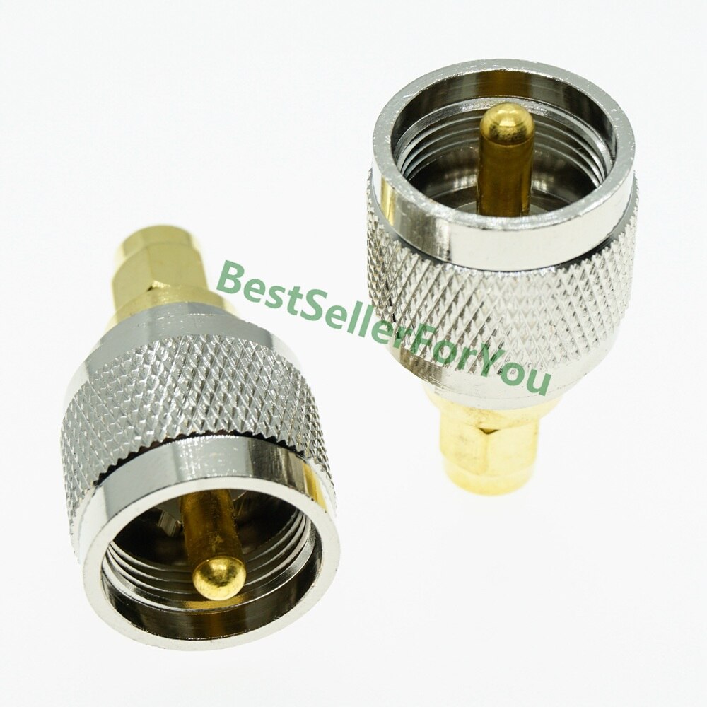 Uhf Mannelijke PL259 Plug Pl 259 Male Naar Sma Male Jack Connector Rf Adapter