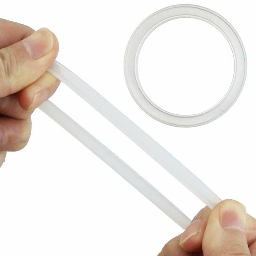 12pcs Food Grade Silicone Sealing Rings Reusable Sealing Gasket Leakproof Storage Jar Lids Replacement