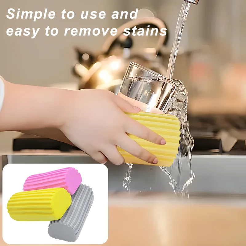Esponjas de limpieza de polvo, esponja Pva, esponja de limpieza con absorción de agua, esponjas de limpieza para el hogar y el coche, algodón de fricción, 1/3/6 Uds.