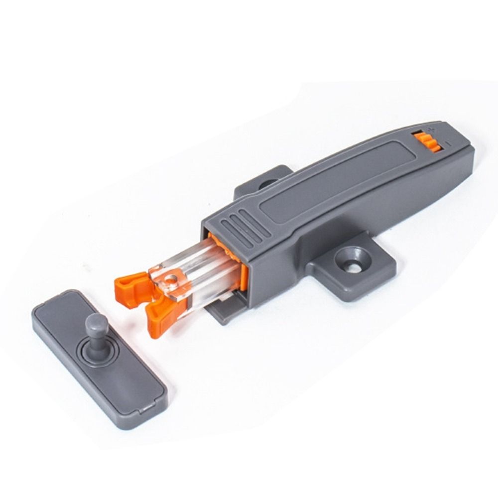 5 Pack Rebound Self Locking Device,Push to Open Cabinet Catches,Adjustable Kitchen Buckel Locks,Cabinet Push Latches: BRONZE