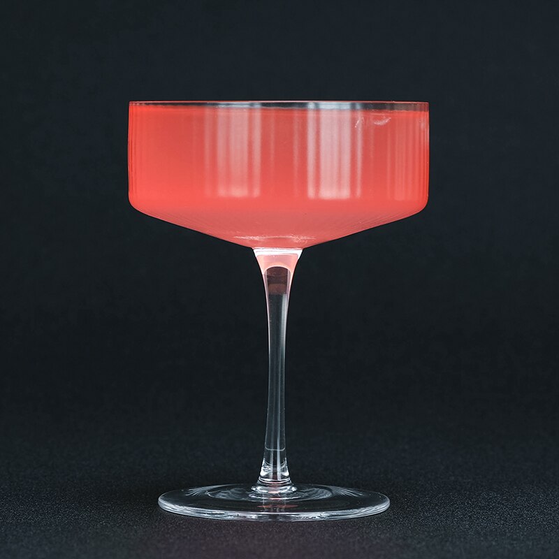 Nordic Gestreepte Cocktail Glas Persoonlijkheid Wijn Champagne Cup Glas 300 Ml