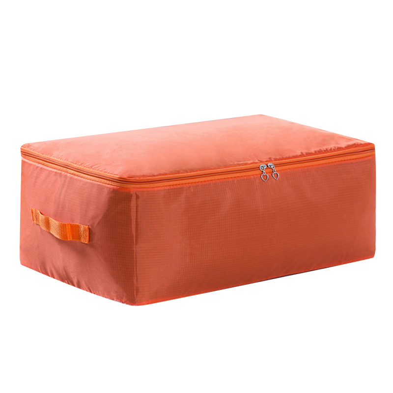 Bolsa de almacenamiento de edredón, organizador Oxford, organizadores de armario de gran capacidad, manta, bolsas de almacenamiento con cremallera a prueba de polvo, caja de almacenamiento para guardarropa: XL / Amarillo claro