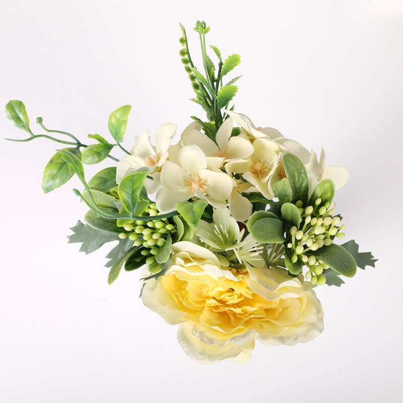 1 pieces Flower head diameter 9.5cm Artificial bouquet Home decoration accessories Wedding Year Candy box Flower arrangement: 3