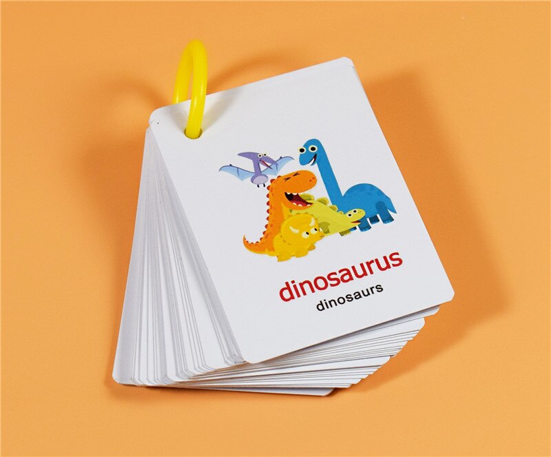 Apprendimento 80 Animali, Englih Flash Carte di Apprendimento Educativo Regalo Giocattoli Per I Bambini Bambini Con Il Tedesco Russo Spagnolo Francese: Dutch