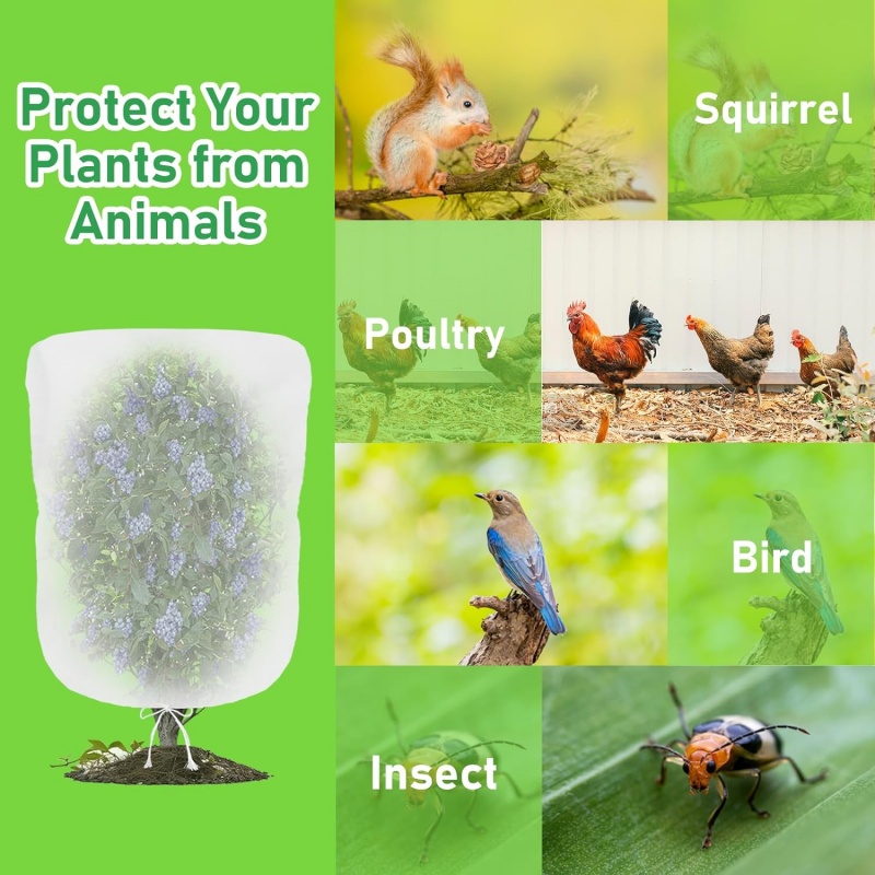 Juste de protection anti-insectes pour plantes, arbre fruitier, filet anti-insectes, filet anti-oiseaux, évite l'endurance, ULanti-insectes, dessin anti-oiseaux