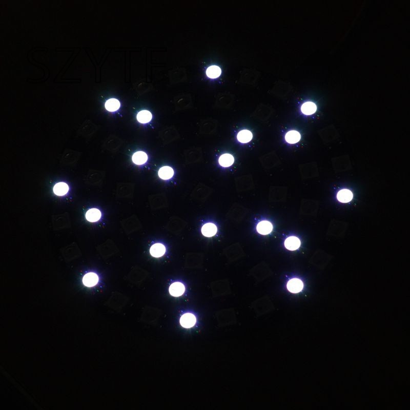 61 Bits 61X WS2812 5050 RGB LED Ring Lamp Light with Integrated Drivers FZ1583