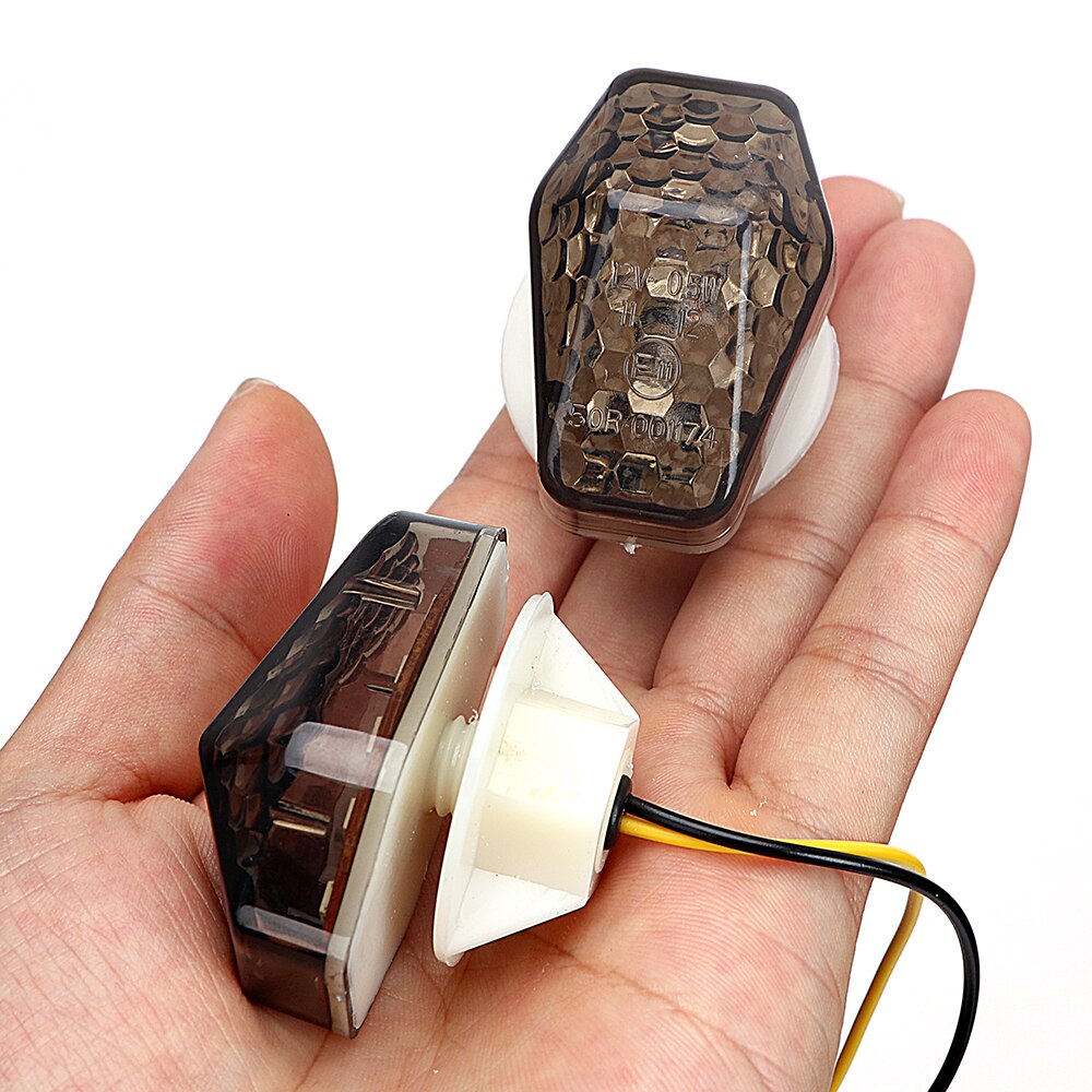 2 Stuks/set Knipperlichten Universal Amber Verlichting Voor Suzuki Motorfiets Verlichting Indicator Lampen Motorfiets Accessoires