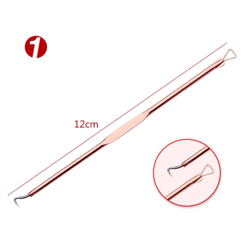 4 stuks/set met dubbele koppen voor acne, mee-eters, puistjesverwijderaar, vlekkenverwijderaar, schoonheidstool voor gezicht en huidverzorging