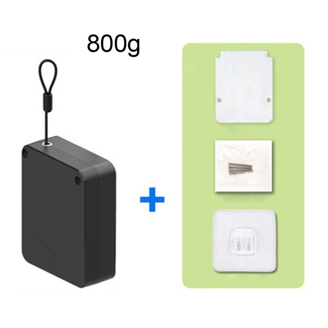 Punch-free Sensor Door Closer Set Pull Automatic Door Closer Suitable Wider Doors Damping Buffer Door Closer Hardware: 800g