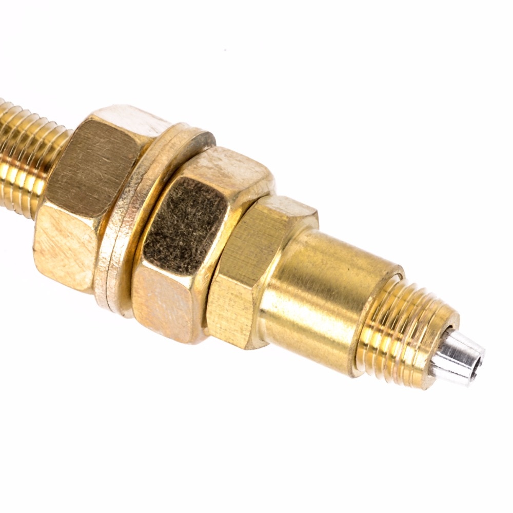 1 Set Socket Central Connector Euro Panel Copper Conversion Adaptor 93cm Wire For CO2 MIG Welding Machine