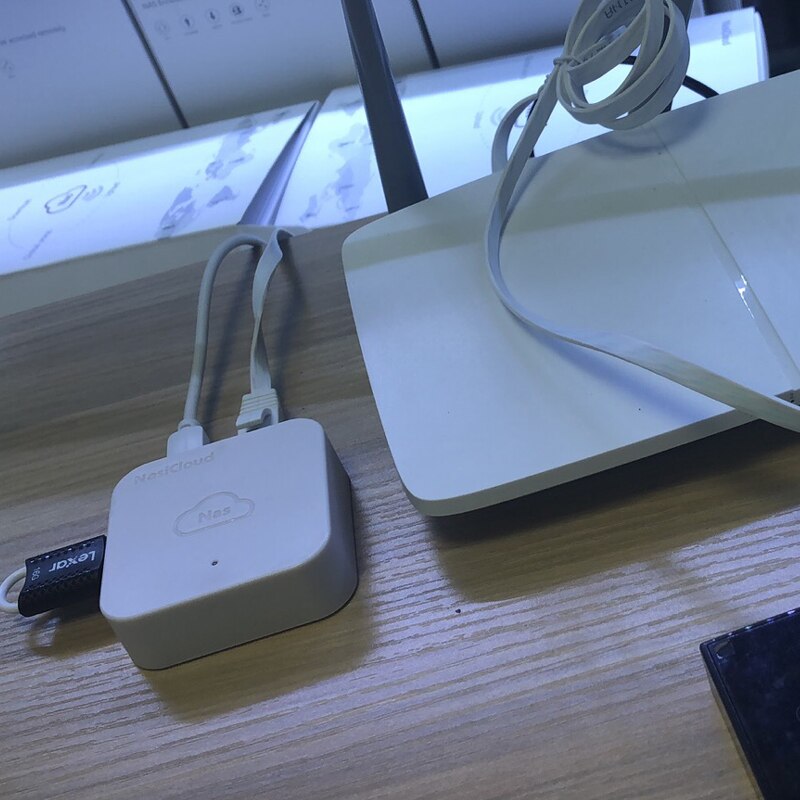 Adaptador de red USB, caja de expansión de disco duro de almacenamiento NAS, Personal, Nube Nascloud A1, Control de aplicación de acceso remoto