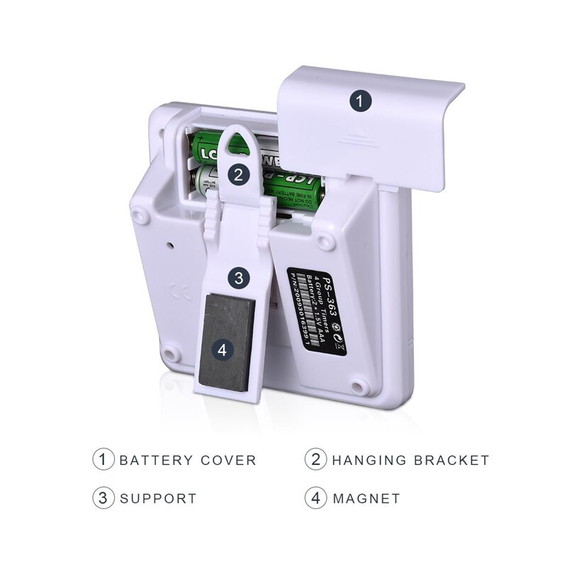 BMBY-Digital Countdown Timer 4 Channel Count Up Down Kitchen Cooking Timer Clock