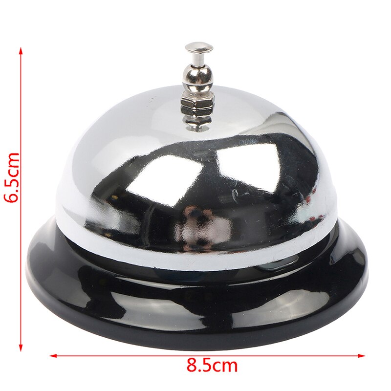 1Pc 85Mm Rvs Desktop Bel Hotel Counter Receptie Restaurant Teller Service Bel Verjaardagsfeestje Decoratie Bell