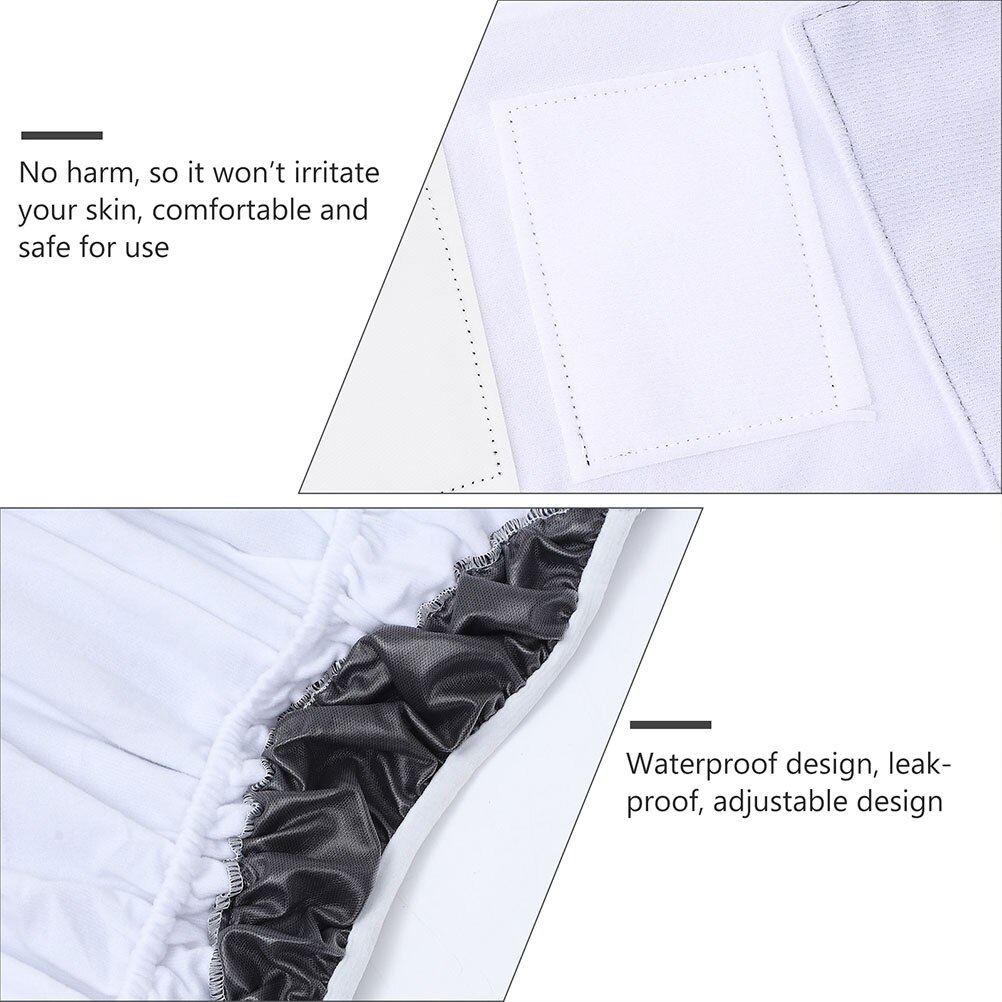 2pcs Waterproof Diaper Washable Incontinent Elderly Nappies Menstrual Briefs
