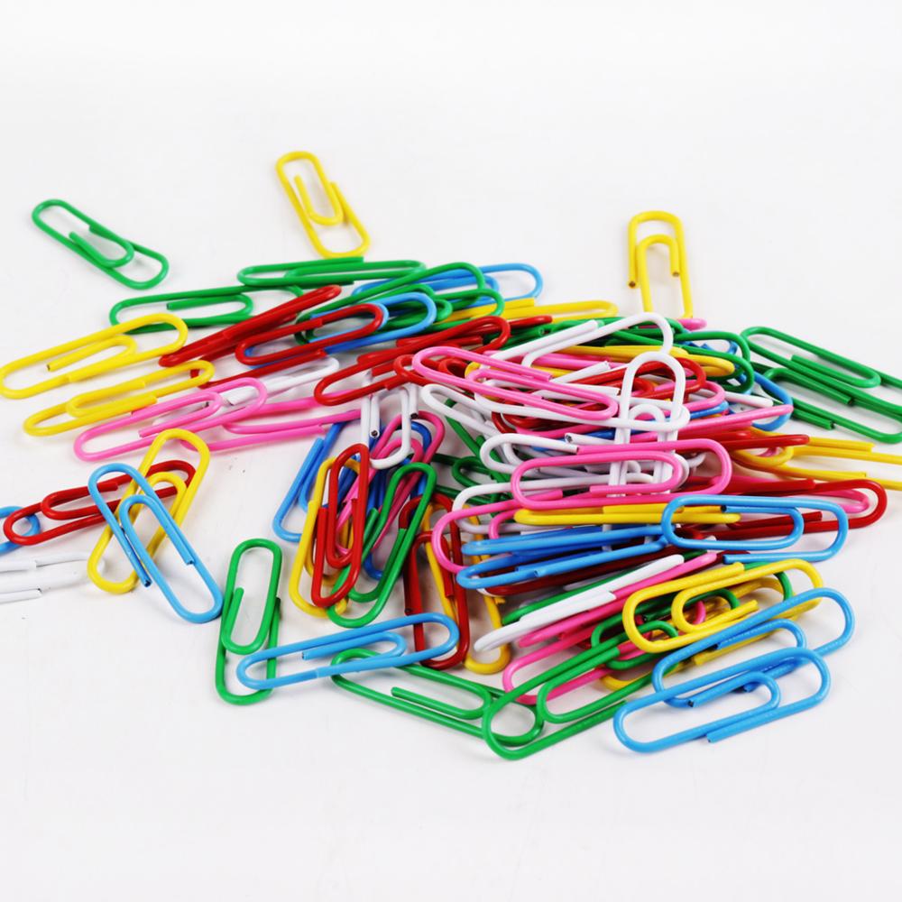 100pcs Paper Clips Binder Paper Clips Push Pins 50pcs Push Pin 10pcs Colorful Binder Clip 12g Rubber Band Office Supplies H6036