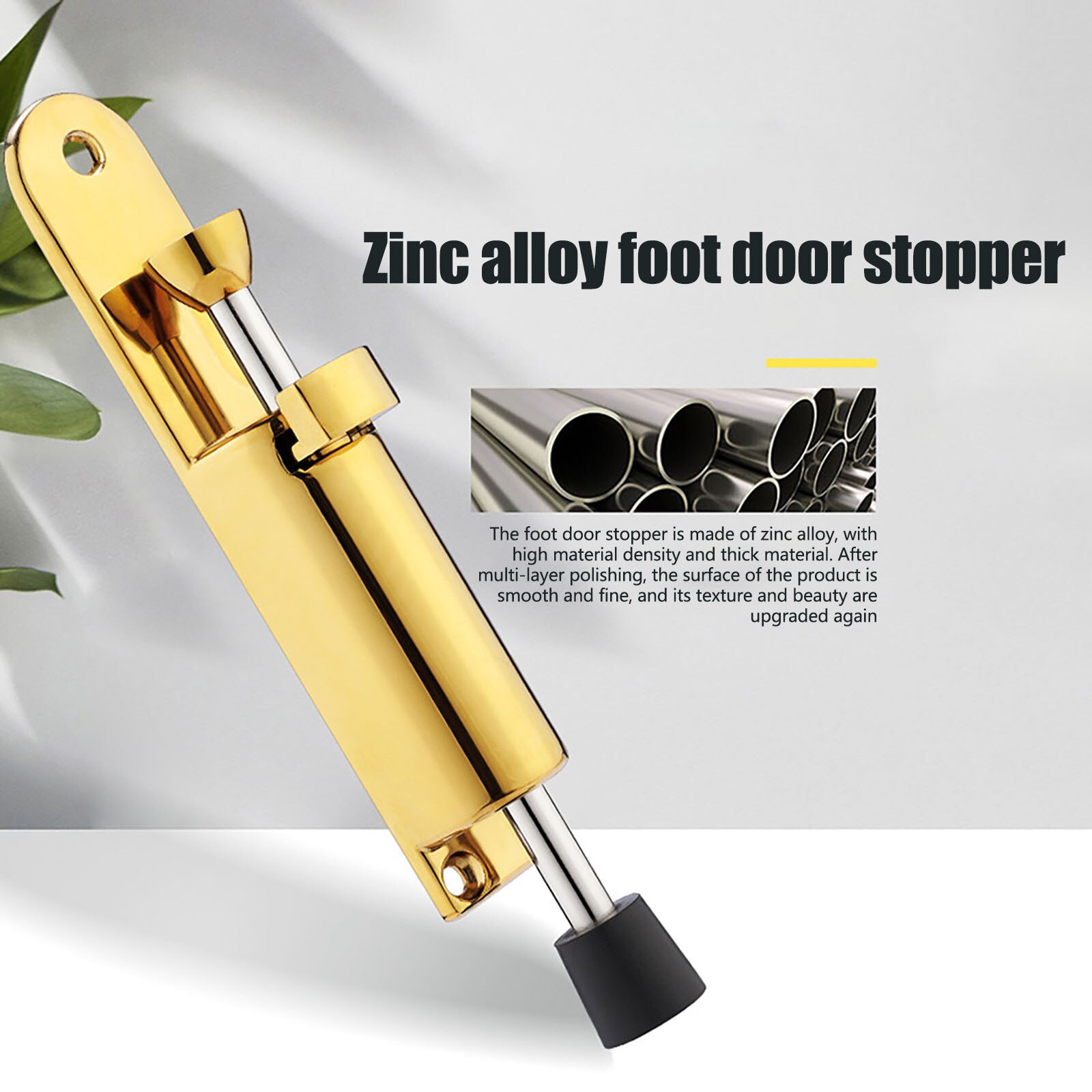 Kickdown Door Stops Foot-operated Lever Adjustable Kickdown Bronze Door Holder Door Stop Hardware Door Buffer Fittings