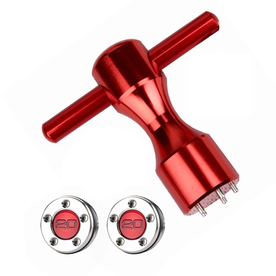 Newport 5G-40G 2 Stuks Custom Blauw Aantal Putter Gewicht + 1Pc Wrench Voor golf Accessoires: 2pcs 20g and wrench