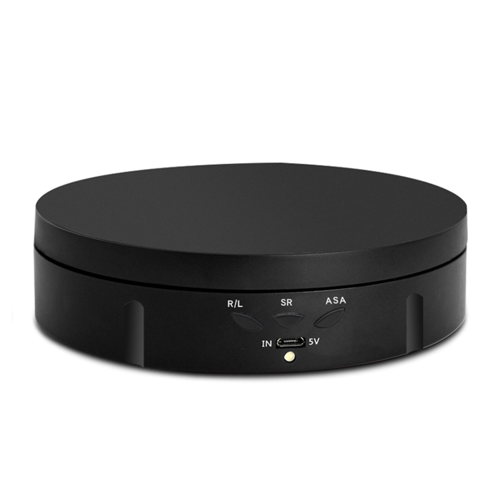 Props For Photography Jewelry Holder Shop Watch Battery Powered 360 Degree Turntable Collectible Product Rotating Display Stand: Black A