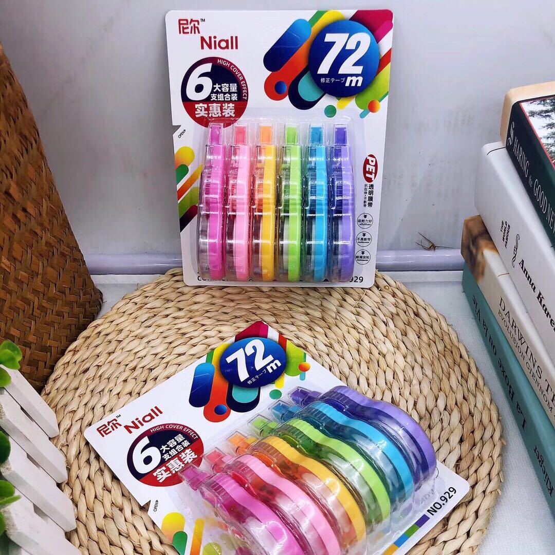 Correction tape full meter economic package 72 meters 150 meters large capacity correction tape modified plastic tape: 30m