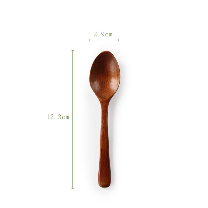 Cuchara de madera de bambú para cocina, utensilio de cocina, cuchara de té, sopa, Catering, cucharas de café para Kicthen Home restaurante