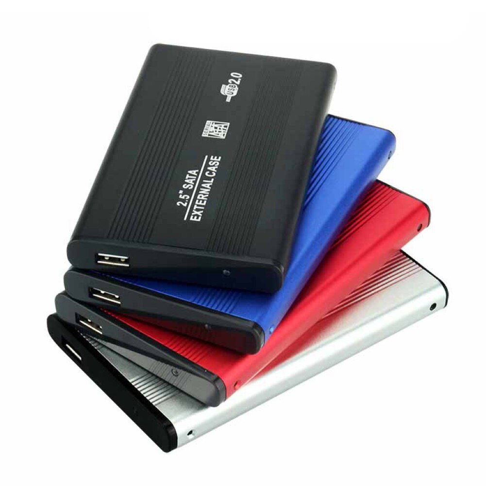 2.5 polegada hdd gabinete externo usb 2.0 sata ssd hdd gabinete móvel disco rígido caixa de disco rígido disco duro externo