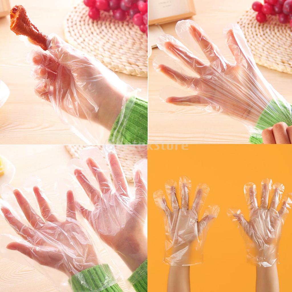 100x Kids Gloves Disposable for Preparation Crafting Kitchen Accessories