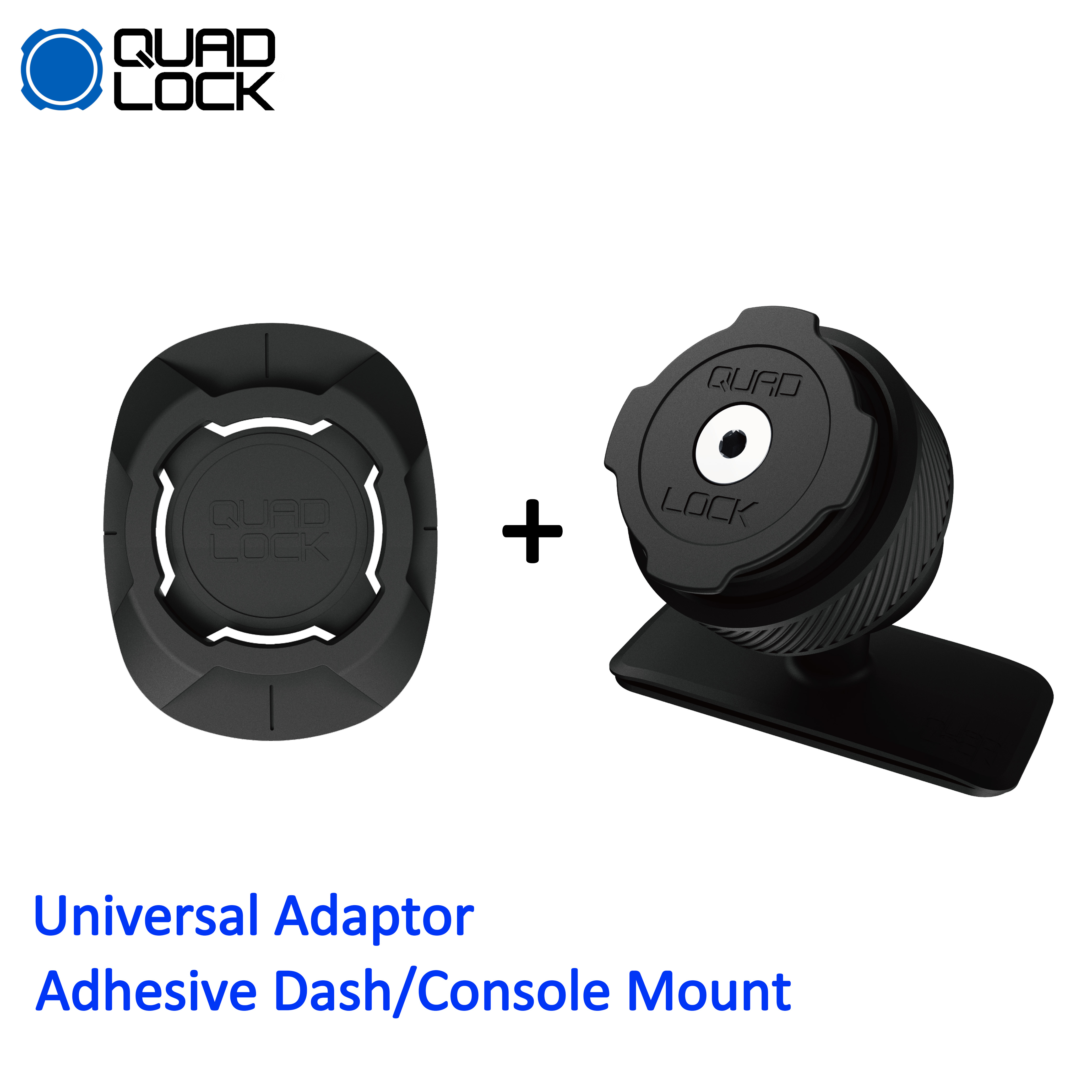 Quad sperren handyhalterung – universaladapter, selbstklebende armaturenbrett-/konsolenhalterung