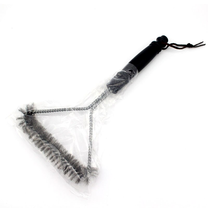 BBQ Grill Barbecue Kit Cleaning Brush Stainless Steel Wire Bristles Kitchen BBQ Cleaning Brush Tools