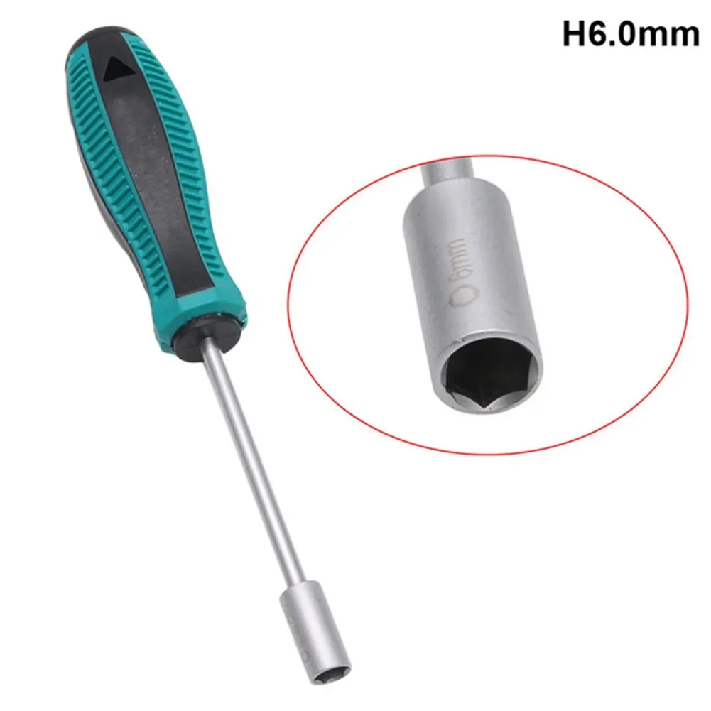Destornillador Hexagonal 3/3,5/4/4,5/5,5/5,5/6mm llave de vaso destornillador de tuerca Hexagonal accesorios de herramientas manuales de reparación de automóviles: Morado
