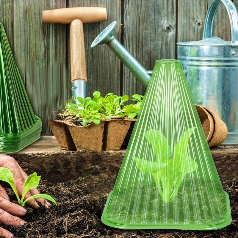 Housse de protection pour jardin de plantes, protégée contre les insectes, antigel, accessoires de jardin pour les soins de la pelouse, couvercle de cloche en plastique réutilisable