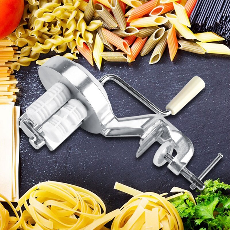 Handgjord spagetti pasta maker skärare aluminiumlegering fettuccine nudel press maskin
