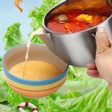 Bol distributeur pour soupe | Acier inoxydable polyvalent, sauce séparateur de graisses, bol distributeur pour ustensiles de cuisine, accessoires