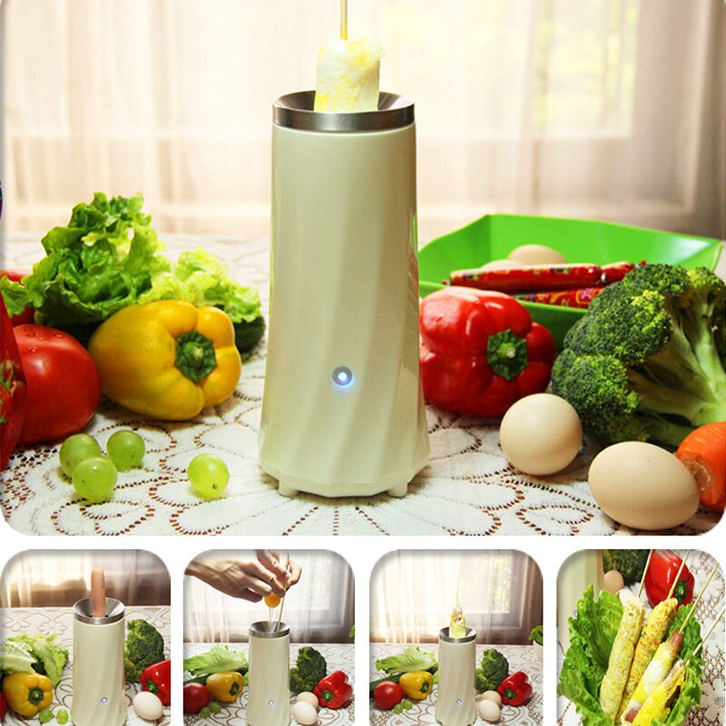 Husholdningsautomatisk eggedamper omelettmaskin ikke-pinne eggrullemaskin multi frokostmaskin eggrullemaskin