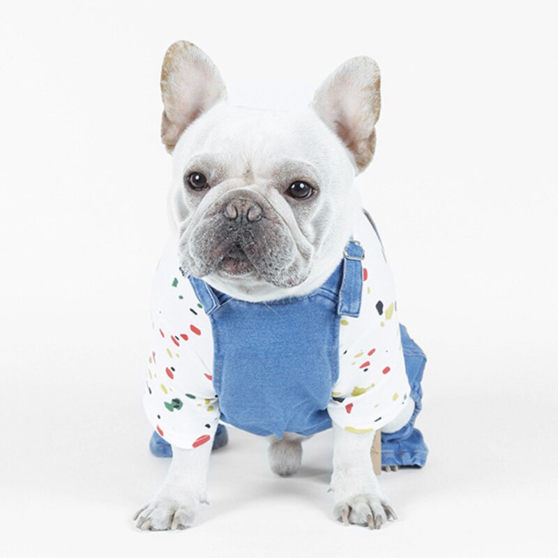 Ropa vaquera para perros, chaqueta de para mascotas, abrigo vaquero para cachorros, Chihuahua, primavera y otoño