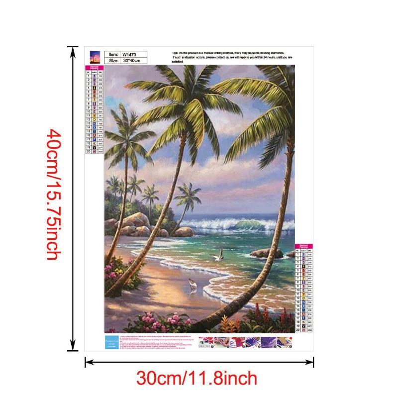 5D DIY Volledige Boor Diamant Schilderij Landschap Kruissteek Mozaïek Craft Kits Diamant Schilderij Tekening voor Thuis en Party Decor: B