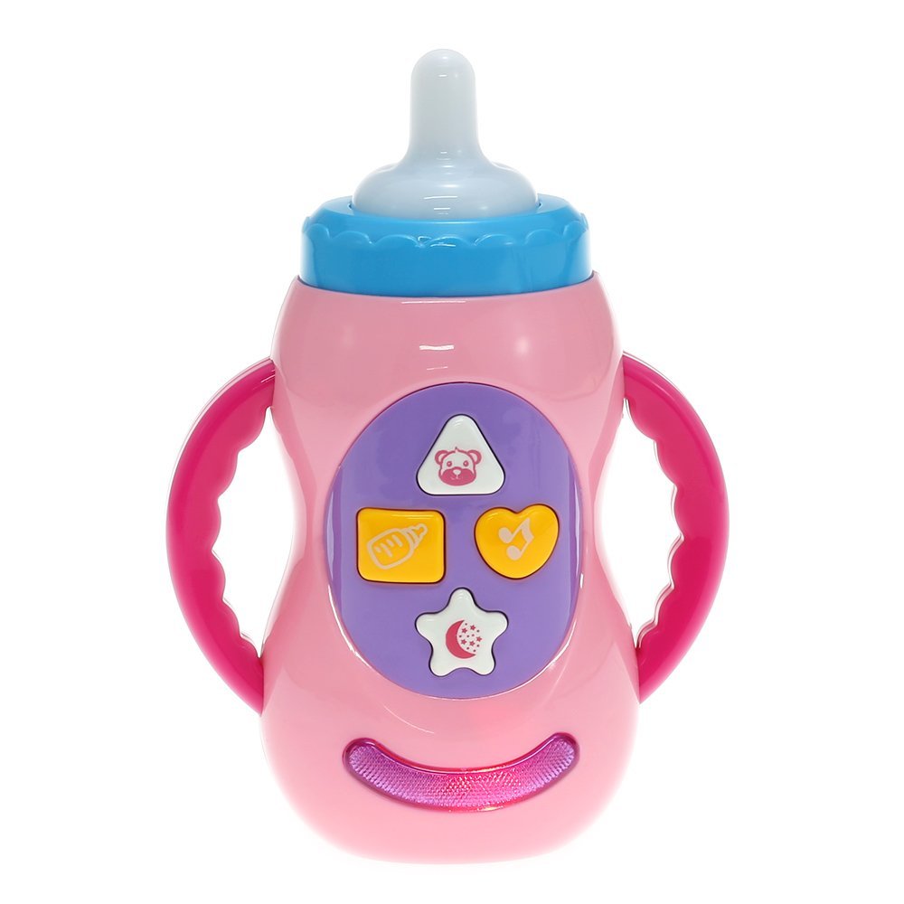 EBOYU (TM) Baby Zuigfles Speelgoed met Verlichting Geluiden Liedjes Intellecture Musical Speelgoed voor Baby