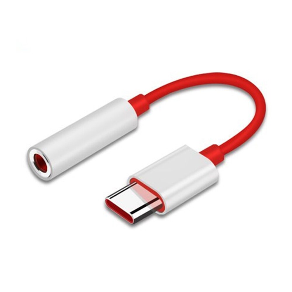 Voor oneplus 6T 7Pro Type-C Naar 3.5mm Koptelefoon Jack Adapter Aux Audio USB-C Male Naar 3.5 AUX Vrouwelijke Audio-aansluitingen Converter