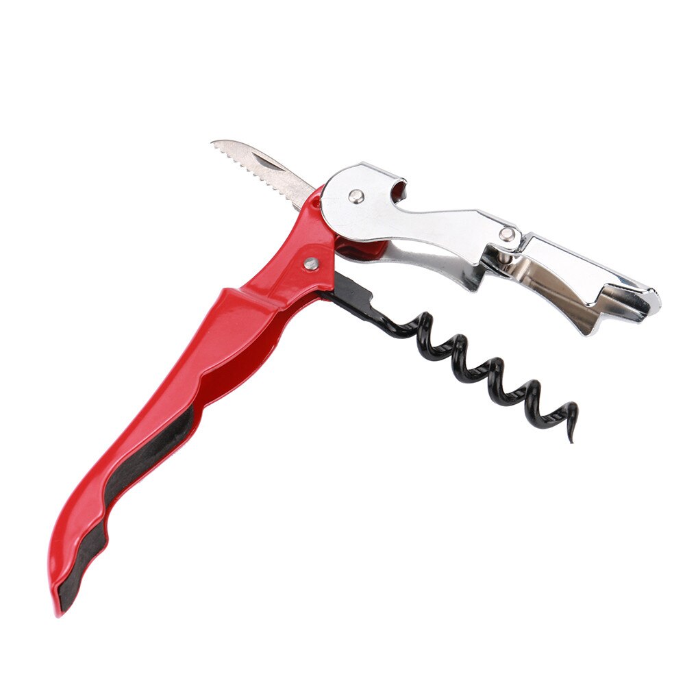 Flesopener Rvs Kurk Schroef Corkscrew Multifunctionele Wijn Flesopener L1121