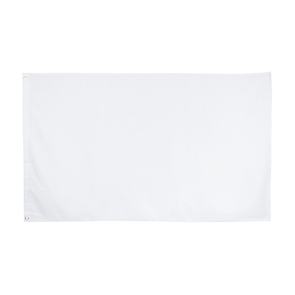 90X150cm WHITE Flag Solid Color banner: WHITE