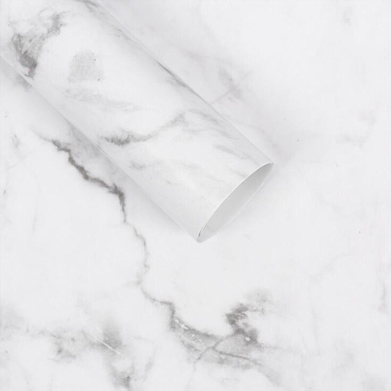 50*70cm Marble Wrapping Paper Roll Wrap Decorative Paper Wedding Party Flower Packaging Paper Bouquet Packing: White