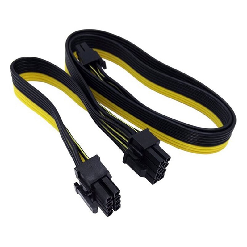 5Stck ATX 8 Stift Stecker auf Dual PCIe 8(6 + 2) Stift männlich Energie Adapter Kabel Nur für Corsair Modulare Netzteil 60cm + 20cm