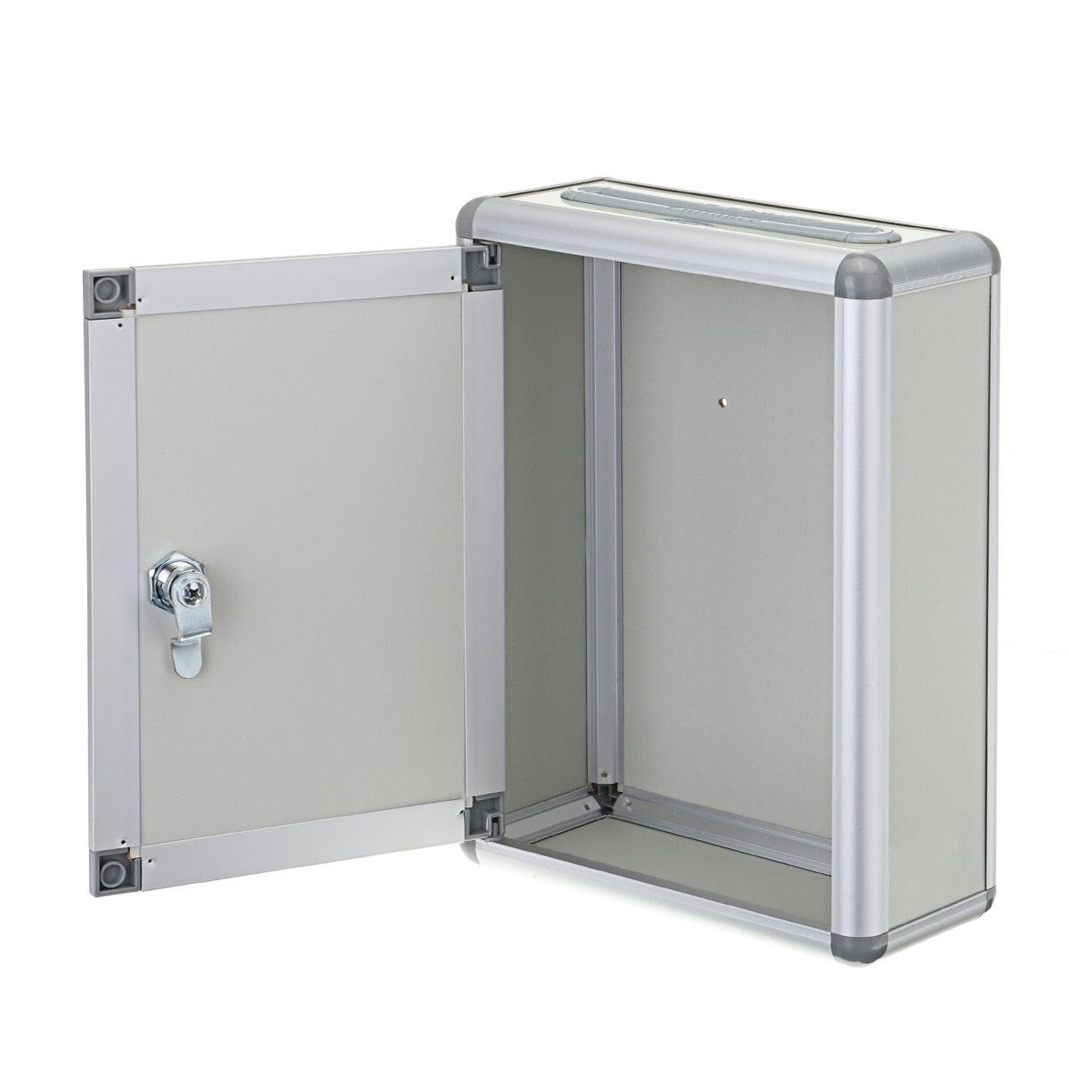 Mailbox Outdoor Security Locking Mailbox Aluminum Alloy Letter Box Suggestion Box Newspaper Mail Letter Holder Rack Garden Decor