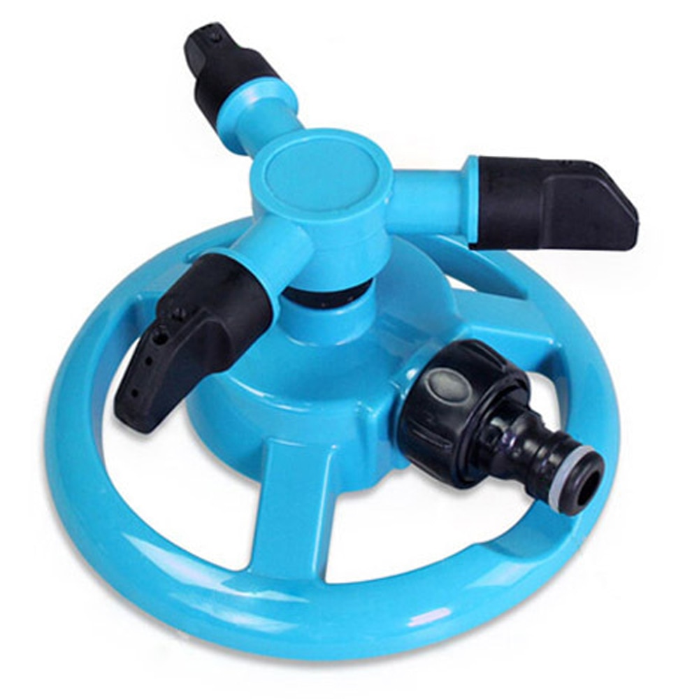 360 Degree Automatic Garden Sprinklers Watering Grass Lawn Rotary Nozzle Rotating Water Sprinkler System Garden Supplies