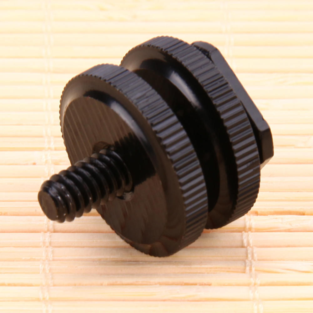 1/4 Zoll Stativ schraube zum Blitz Blitzschuh Adapter schwarzer Schrauben Adapter Stativ halterung Blitzschuh halterung für Kamera Studio Zubehör