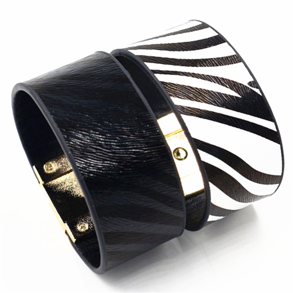 Joias de couro femininas zebra, verão, praia, moda feminina, pulseira de flor, abacaxi, frutas