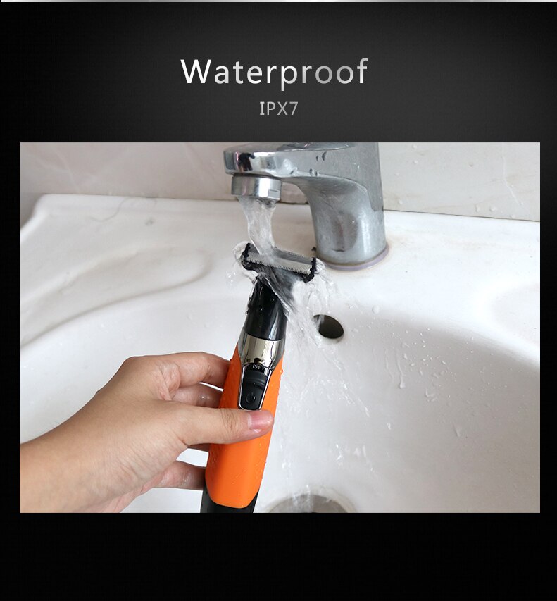 Kemei golarka elektryczna tłokowa golarka robić brody wodoodporna elektryczna maszynka robić golenia mężczyzn maszynka robić golenia pielęgnacja twarzy