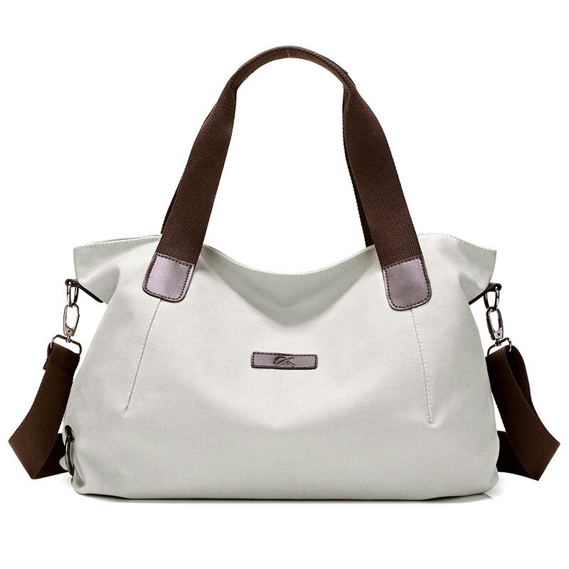 Canvas Tassen Voor Vrouwen Mode Graffit Toevallige Handtas Grote Capaciteit Canvas Schoudertas Crossbody Tassen 2022 Sac A Main muje: White2