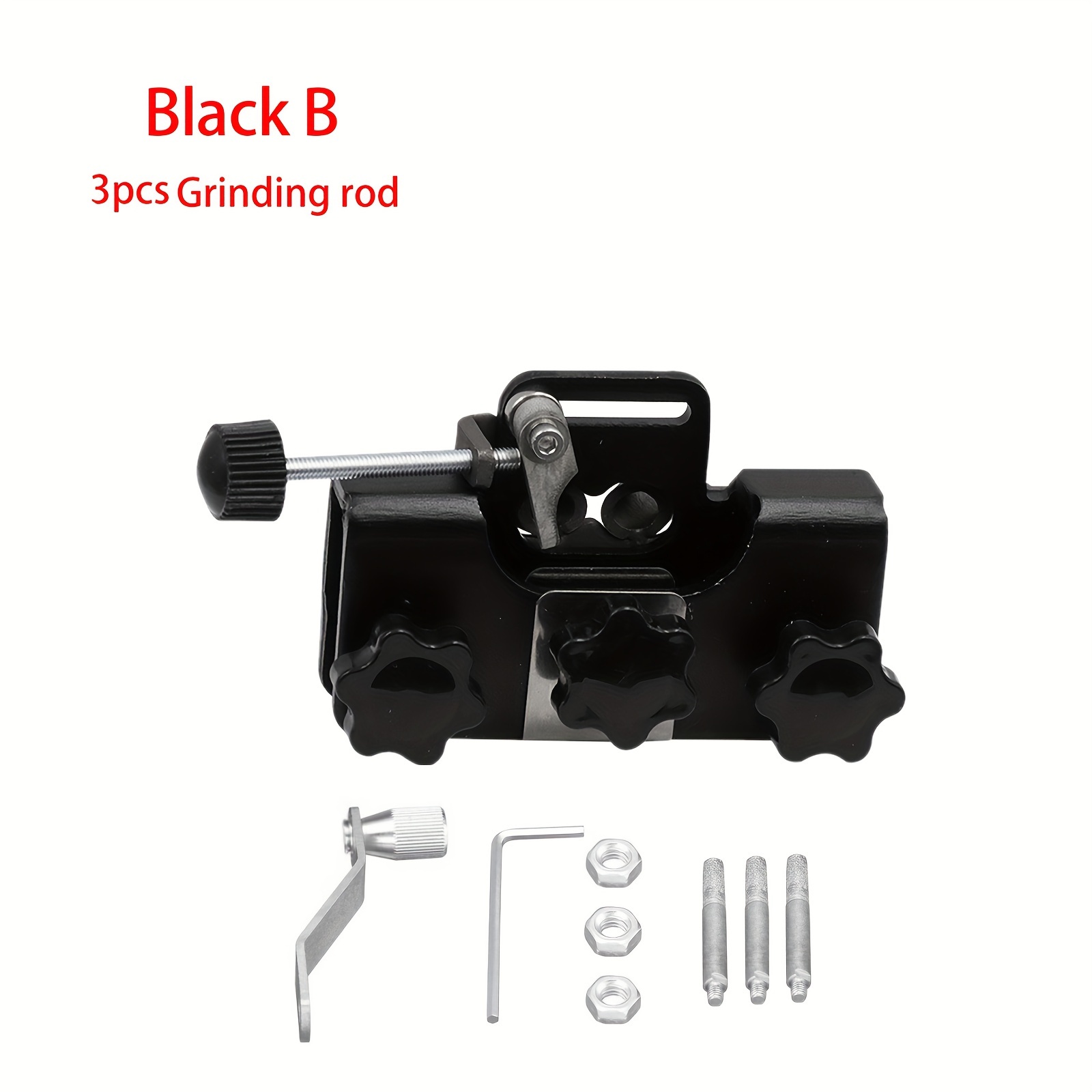 Afilador de cadena de motosierra, herramienta portátil para afilar cadena de motosierra, piedras de molienda para carpintería, herramienta amoladora de motosierra eléctrica: Azul