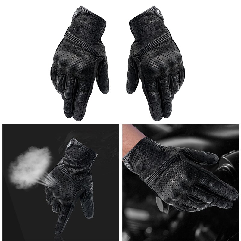 1 Paar Motocross Rijhandschoenen Outdoor Beschermende Handschoenen Lederen Winddicht Glovespresssn Handschoenen