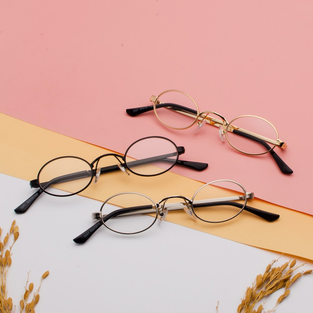 HDGSAFD 4 stuks zwarte ronde bril nerdbril grappige retro bril tonen